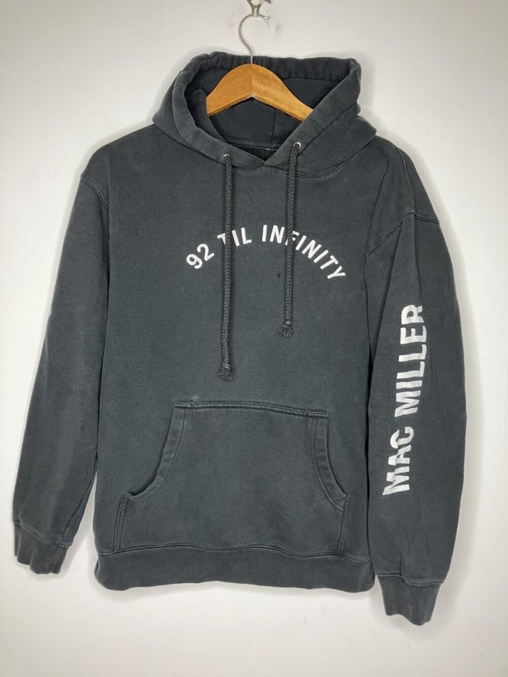 Mac Miller 92 Til Infinity Hoodie Men's Medium Sweatshirt Pullover Distressed